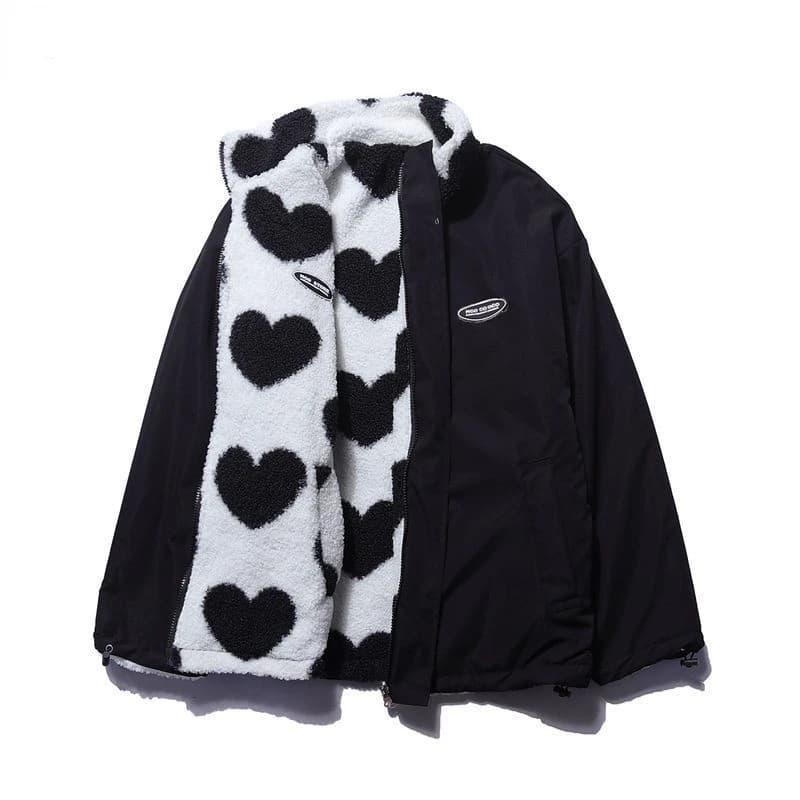 Elevy™ | Double sided heart coat