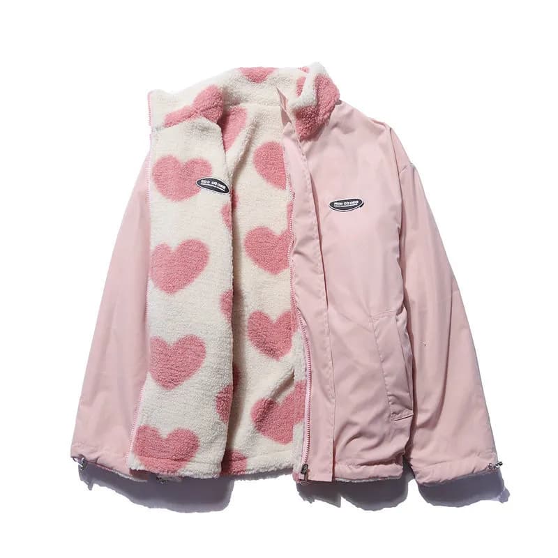 Elevy™ | Double sided heart coat