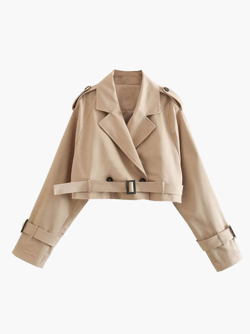 Elevy™ | Blair Cropped Trenchcoat