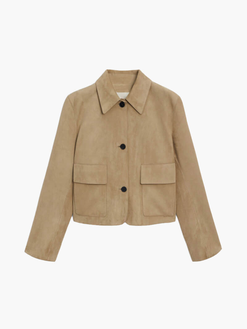 Elevy™ | Marissa Faux Suede Jacket