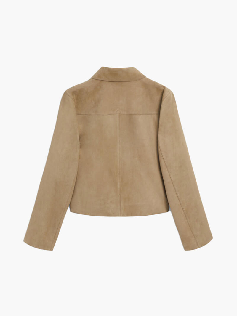 Elevy™ | Marissa Faux Suede Jacket