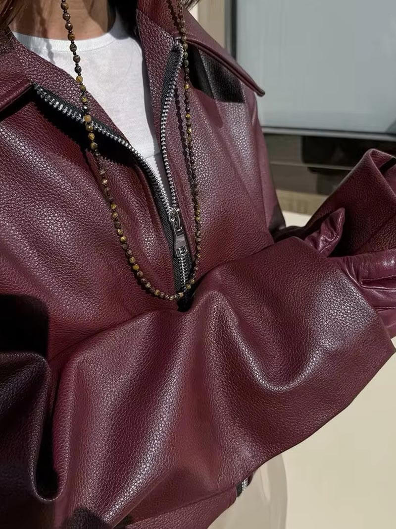 Elevy™ | Romy leather Jacket